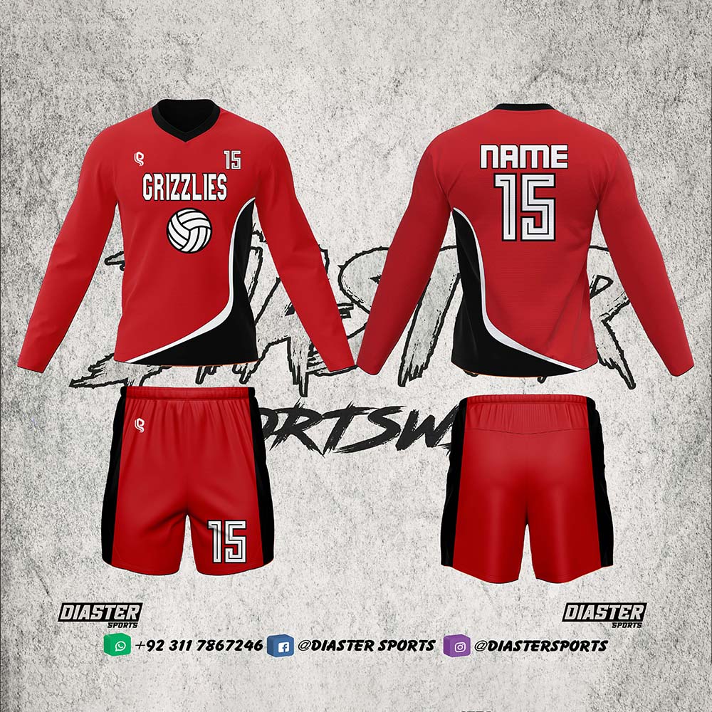 Long Sleeve Volleyball Uniforms
