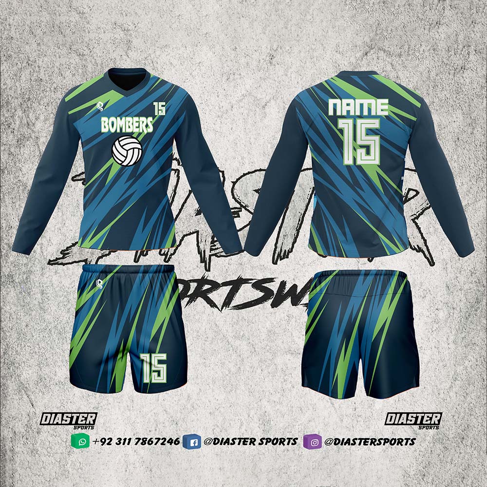 Long Sleeve Volleyball Uniforms