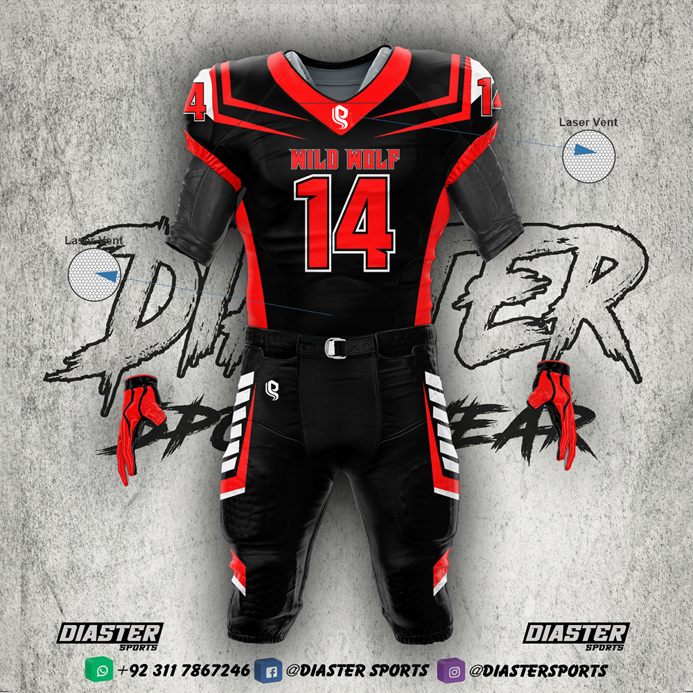 Sublimation American Football Uniforms – Diaster Sports