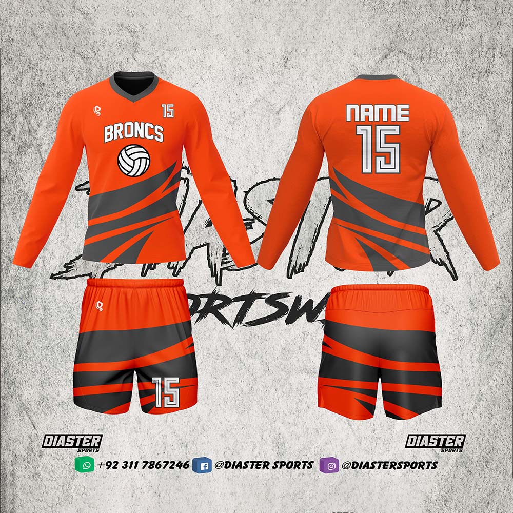 Long Sleeve Volleyball Uniforms