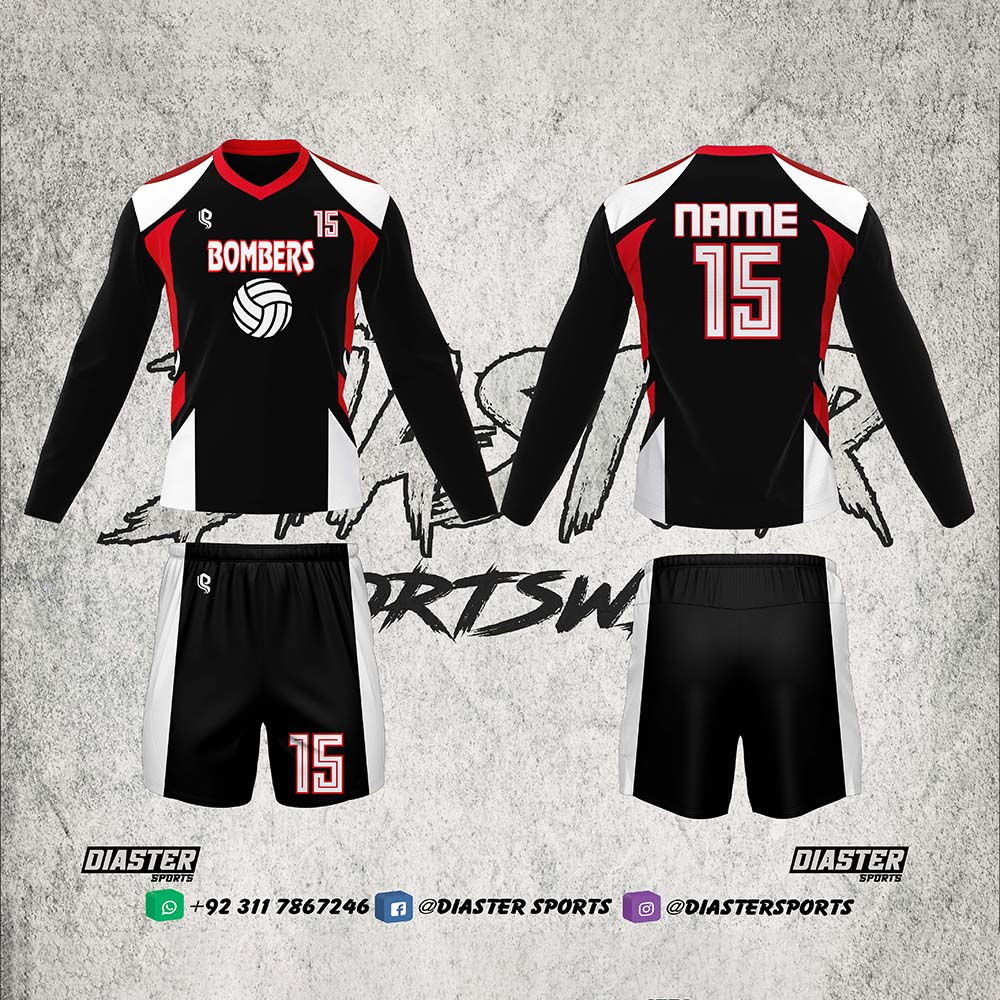 Long Sleeve Volleyball Uniforms