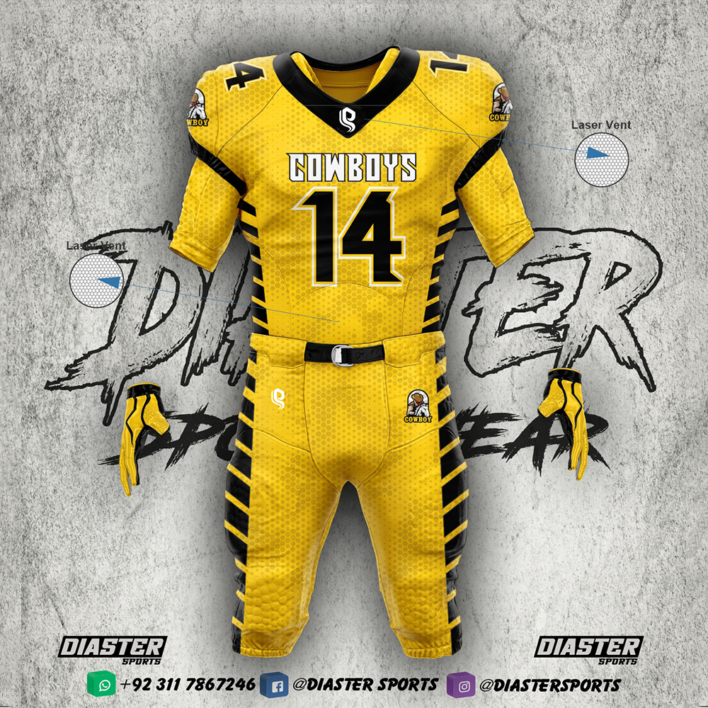 Sublimation American Football Uniforms – Diaster Sports