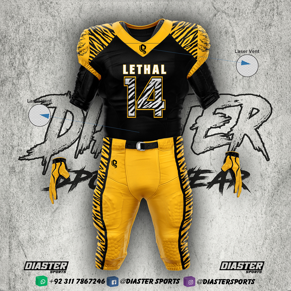 Sublimation American Football Uniforms – Diaster Sports